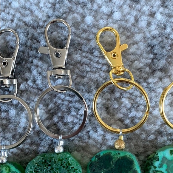 πx2HPπGreen agate stone keychain - Picture 8 of 8